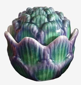 Mid-Century Portuguese Lidded Condiment Jar (c.1950s–60s)