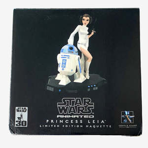 All Star Wars: Star Wars Princess Leia & R2-D2 Animated Maquette – Gentle Giant