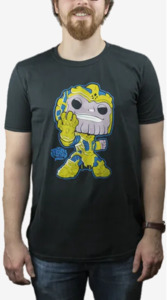 Funko Marvel Pop! Thanos Men's T-Shirt (Medium)