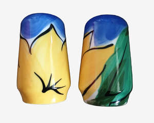 Tableware: Vintage Petra Ceramics NZ Porcelain Salt & Pepper Set