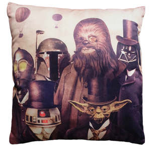 Steampunk Star Wars Character Cushion Cover
