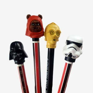 Vintage Star Wars Toppers (Vader, C-3PO, Ewok, Trooper)