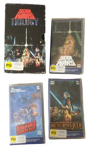 All Star Wars: Star Wars Original Trilogy VHS Box Set (Pre-Special Edition)