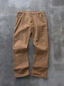Carpenter Pants: Vintage Brown Dickies Carpenter Pants (W36)