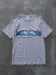 Vintage Grey Rusty Floral Tee (S)