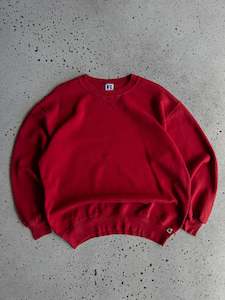 Russell Blanks: Vintage '90s Russell Red Sweatshirt (L)