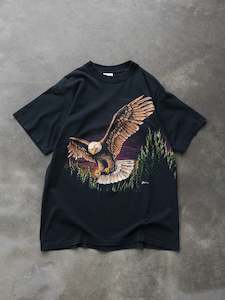 Graphic Tees: Vintage Bald Eagle Nature Tee (L)