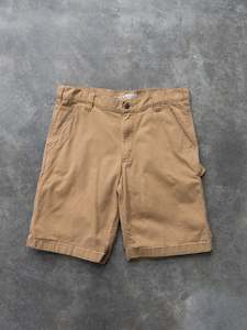 Vintage Tan Carhartt Carpenter Shorts (W34)