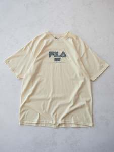 Vintage Fila Cream Tee (2XL)