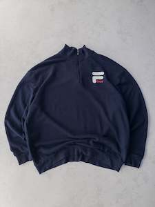 Vintage Fila Quarter Zip Sweatshirt (2XL)