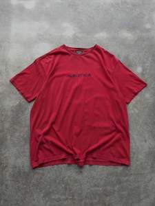 Vintage Red Nautica Tee (XL)