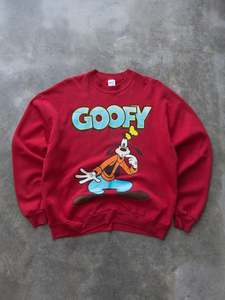 Vintage 90s Red Goofy Sweatshirt (XL)