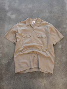 Vintage Sale: Vintage Khaki Dickies Work Shirt (XL)