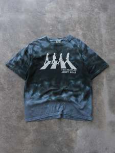 Vintage Tees: Vintage The Beatles Abbey Road Tie-Dye Tee (M)