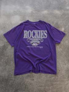 Vintage 1993 Colorado Rockies Baseball Tee (XL)