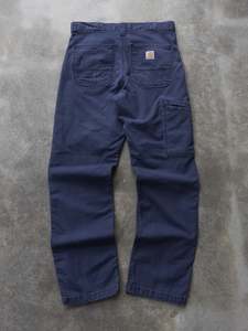 Vintage Navy Carhartt Work Pants (W31)