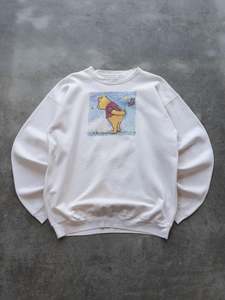 Vintage Disney Cartoon: Vintage 90s Winnie The Pooh Sweatshirt (XL)