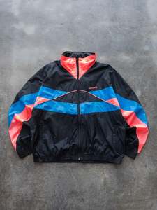Vintage Jackets: Vintage Adidas Colourblock Windbreaker (L)