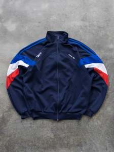 Vintage Jackets: Vintage Adidas 3-Stripe UKV Track Jacket (L)