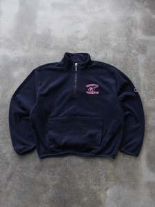 Vintage Navy Champion Houston Rockets Fleece (XL)