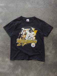 Vintage Black Pittsburgh Steelers Tee (14–16Y)