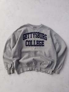 30 Off Birthday Sale: Vintage Gettysburg College Sweatshirt (L)