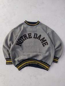 30 Off Birthday Sale: Vintage University of Notre Dame Sweatshirt (XL)