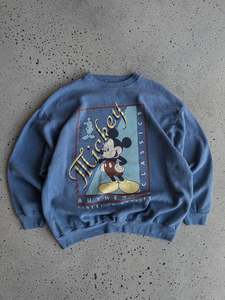 30 Off Birthday Sale: Vintage Mickey Mouse Sweatshirt (XL)