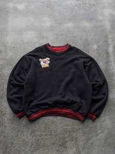Vintage Black & Red Kansas City Chiefs Reversible Sweatshirt (XL)