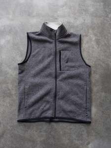 Vintage Jackets: Vintage Grey Marle Nautica Vest (M)