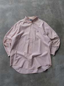 Earth Tones: Vintage Peach Ralph Lauren Shirt (L)