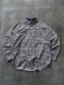 Earth Tones: Vintage Flags of the World Tommy Hilfiger Shirt (XL)