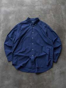 Ralph Lauren: Vintage Blue Check Ralph Lauren Shirt (L)