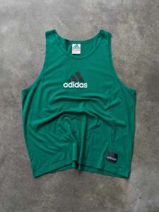 Vintage Green Adidas Equipment Tank (L)
