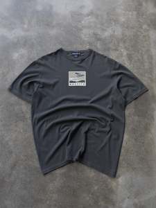 Vintage Grey Nautica Plane Graphic Tee (M)