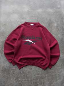 Vintage 90s Maroon Reebok Sweatshirt (M)