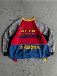 Vintage 1987 Reebok Quilted Sweatshirt (XL)