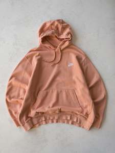 20 Off November 2025 Add To Sale: Vintage Nike Logo Peach Hoodie (2XL)