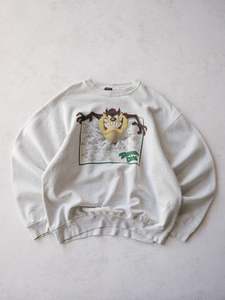 Sale: Vintage '90s Taz Looney Tunes Sweatshirt (XL)