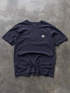 All Vintage2: Vintage Navy Carhartt Pocket Tee (M)