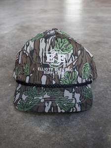 Vintage Camo: Vintage Real Tree Camo Elliott Electric Supply Trucker Hat