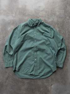 Vintage Shirts: Vintage 90s Green Ralph Lauren Shirt (L)