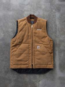 Vintage Brown Carhartt Work Vest (M)