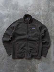 Vintage Brown Patagonia Better Sweater Full Zip Fleece Jacket (M)