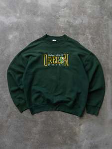 Vintage 90s Green University of Oregon Sweatshirt (L)