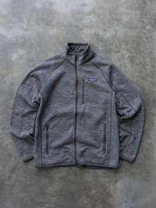 Fleece: Vintage Grey Patagonia Better Sweater Full Zip Fleece Jacket (M)