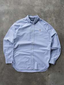 Ralph Lauren: Vintage Blue Ralph Lauren Shirt (S)