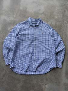 Vintage 00s Navy Ralph Lauren Gingham Shirt (2XL)
