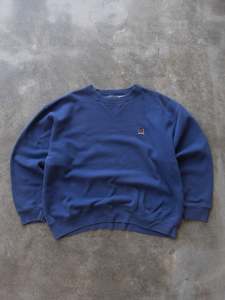 Tommy Hilfiger: Vintage 90s Navy Tommy Hilfiger Sweatshirt (L)