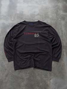 Tommy Hilfiger: Vintage 00s Navy Tommy Jeans Long Sleeve (XL)